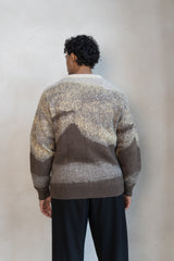 Short Mohair Cardigan - Brown
