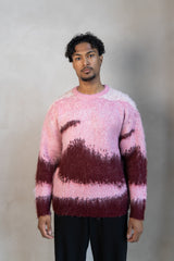 Long Mohair Sweater - Pink