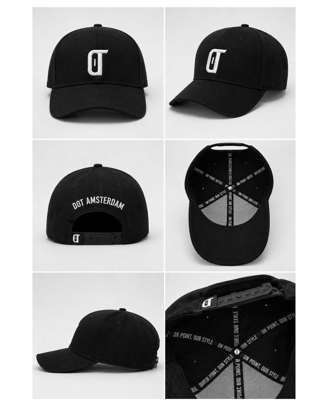 DOT AMSTERDAM Baseball Cap (schwarz)