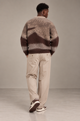 Mohair Cardigan - Brown/Beige (back in stock)