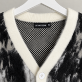 Mohair Cardigan - Striped (cropped)