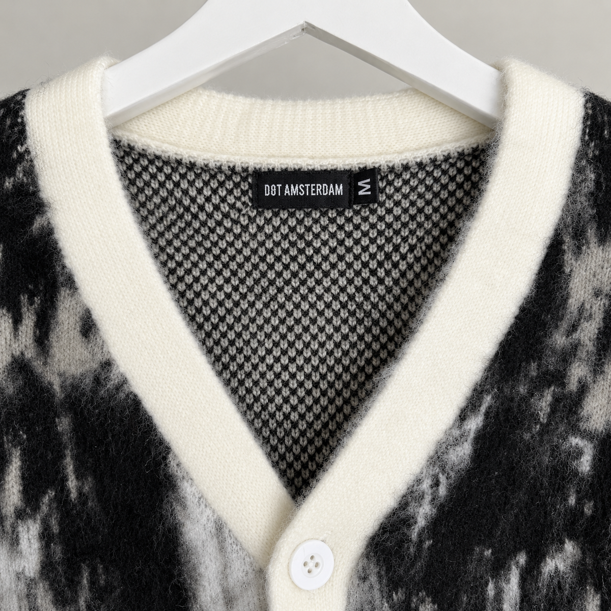 Mohair Cardigan - Striped (cropped)