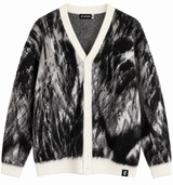 Mohair Cardigan - Striped (cropped)