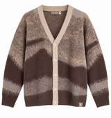 Mohair Cardigan - Brown/Beige (back in stock)