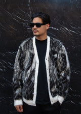 Mohair Cardigan - Striped (Short lenght)