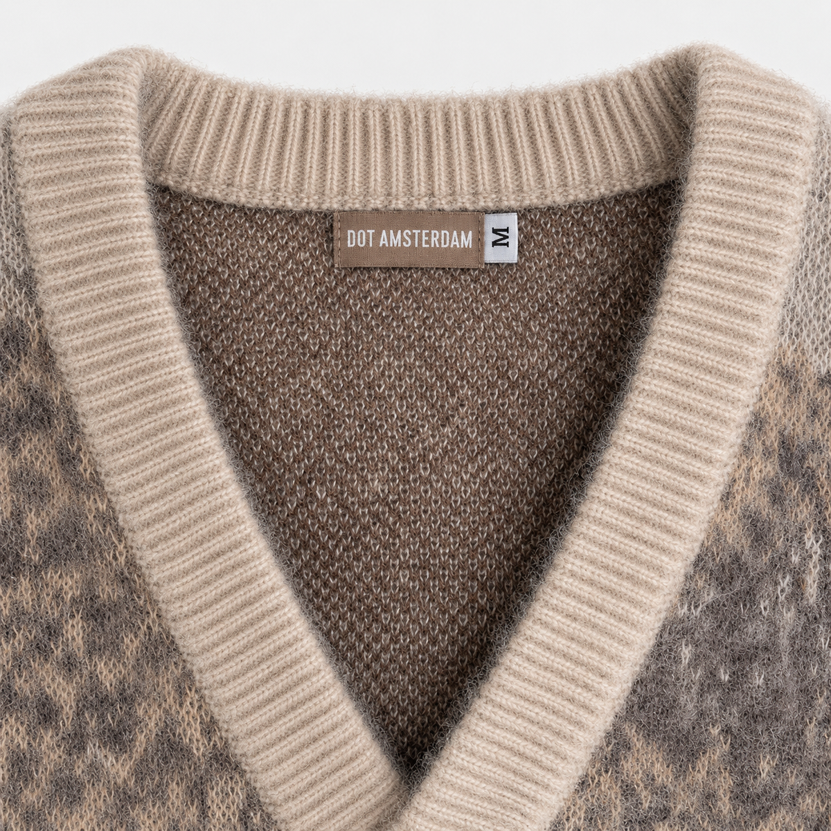 Mohair Cardigan - Brown/Beige (back in stock)
