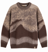 Mohair Pullover - Braun/Beige (Stückzahl verfügbar)