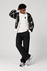 Mohair Cardigan - Striped (cropped)