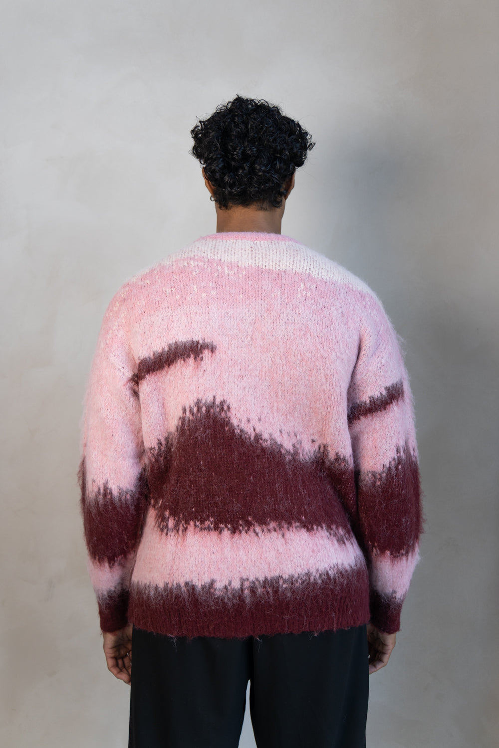 Long Mohair Sweater - Pink