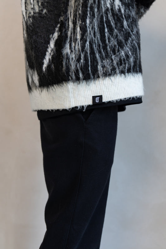 Mohair Cardigan - Striped