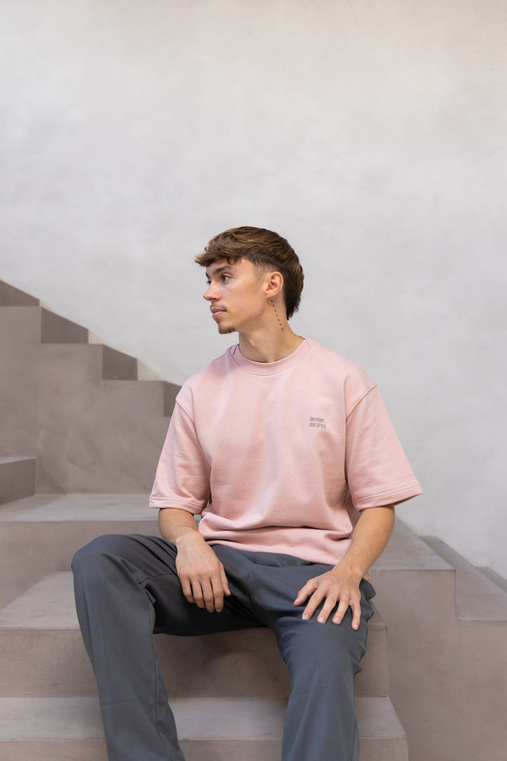 T-shirt Terry Pink